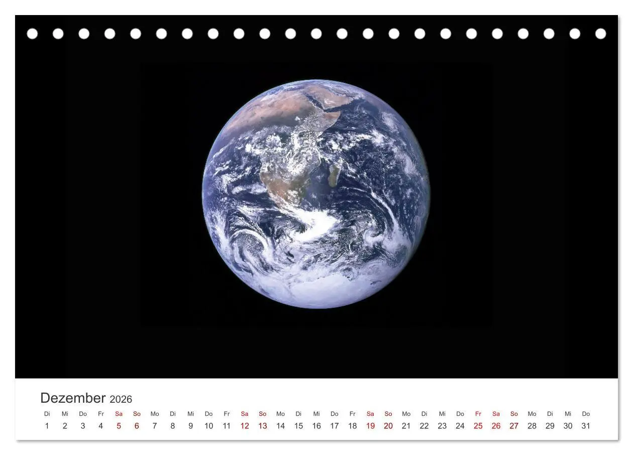 Bild: 9783457540220 | Planeten - Eine spektakuläre Reise ins All. (Tischkalender 2026 DIN...
