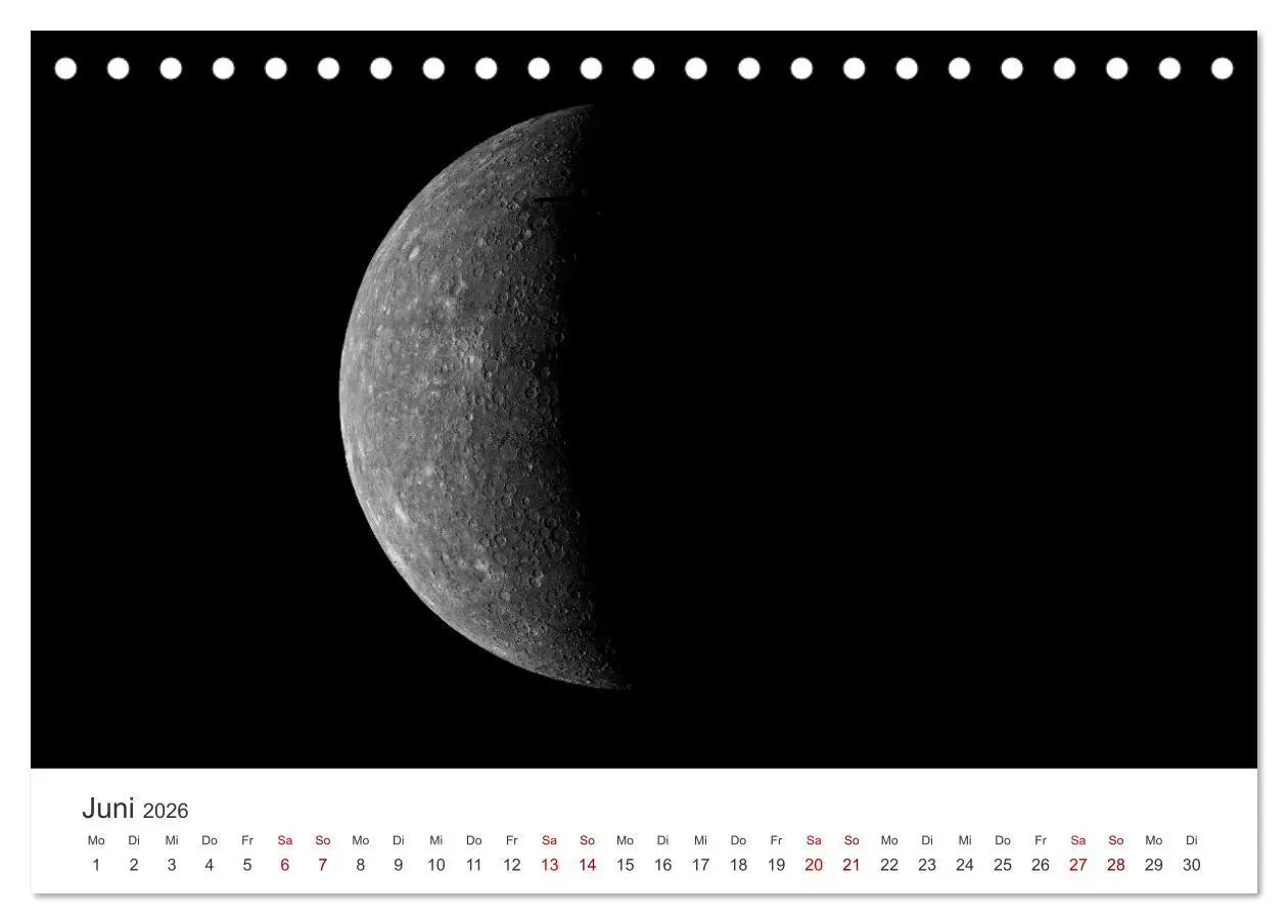 Bild: 9783457540220 | Planeten - Eine spektakuläre Reise ins All. (Tischkalender 2026 DIN...