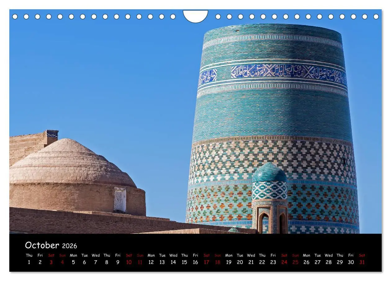 Bild: 9783516560220 | Uzbekistan Land of 1001 nights (Wall Calendar 2026 DIN A4...