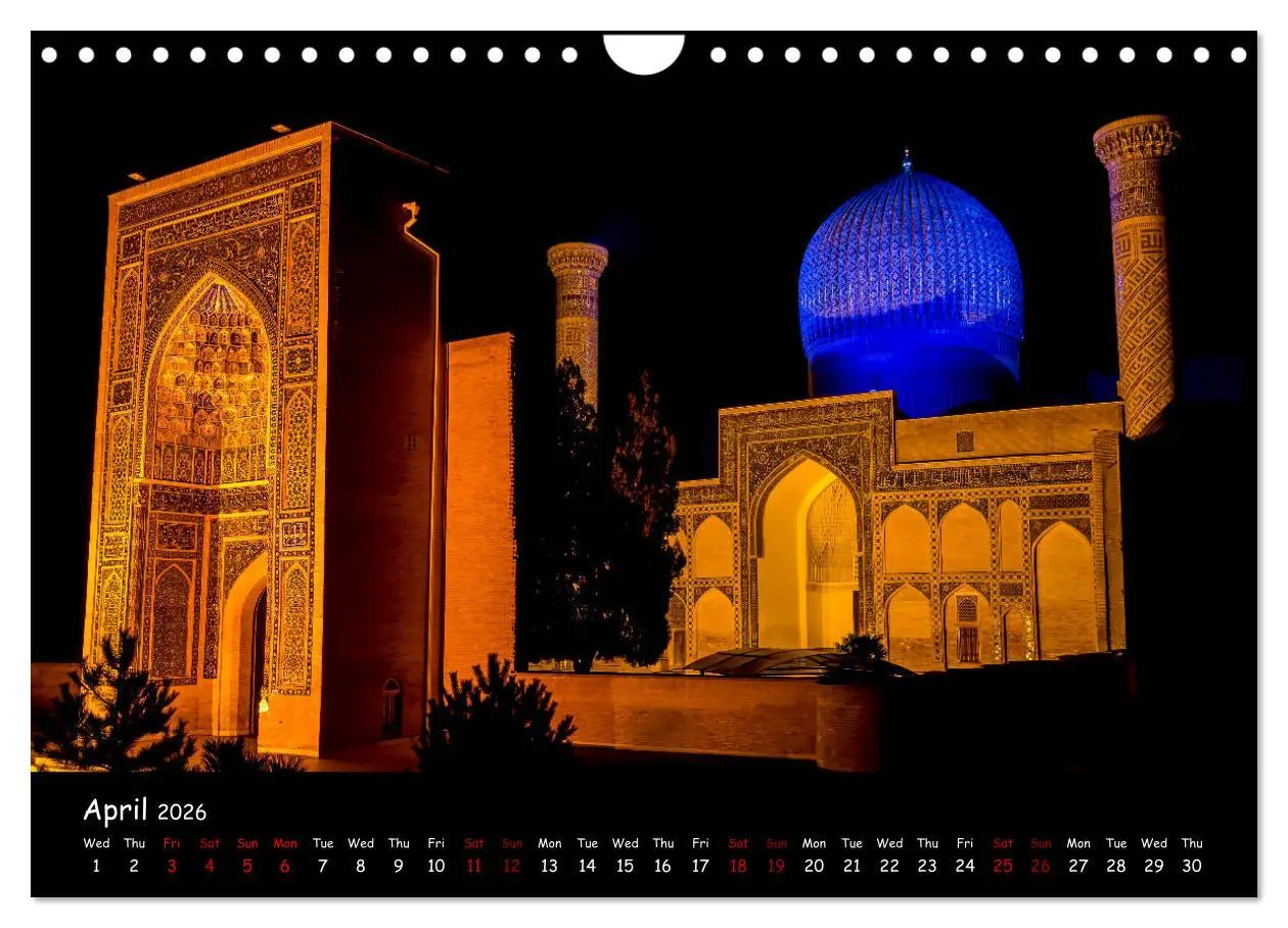 Bild: 9783516560220 | Uzbekistan Land of 1001 nights (Wall Calendar 2026 DIN A4...