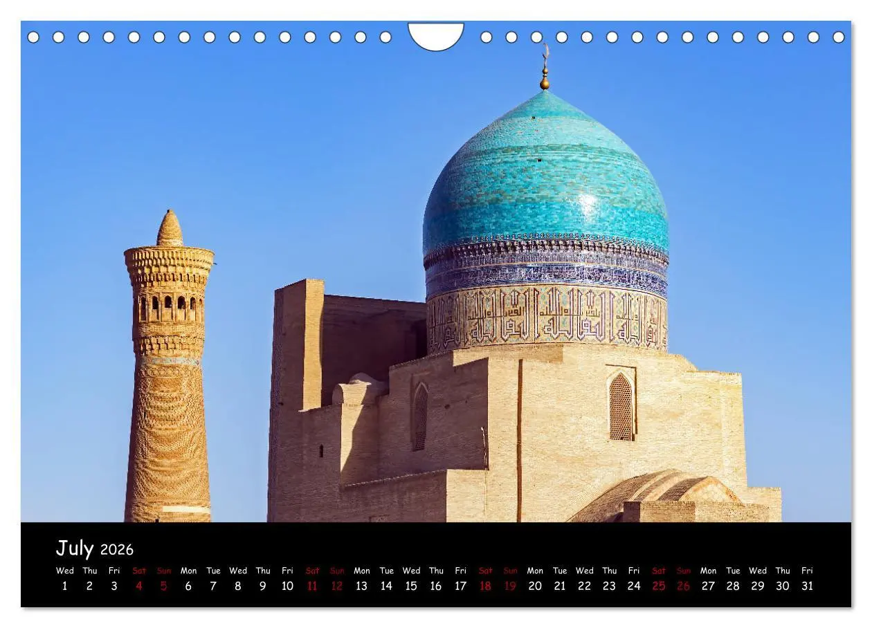Bild: 9783516560220 | Uzbekistan Land of 1001 nights (Wall Calendar 2026 DIN A4...