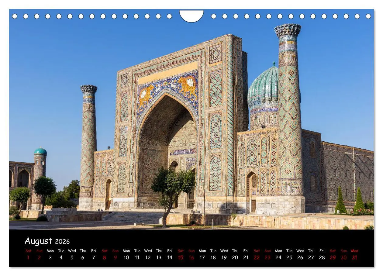 Bild: 9783516560220 | Uzbekistan Land of 1001 nights (Wall Calendar 2026 DIN A4...