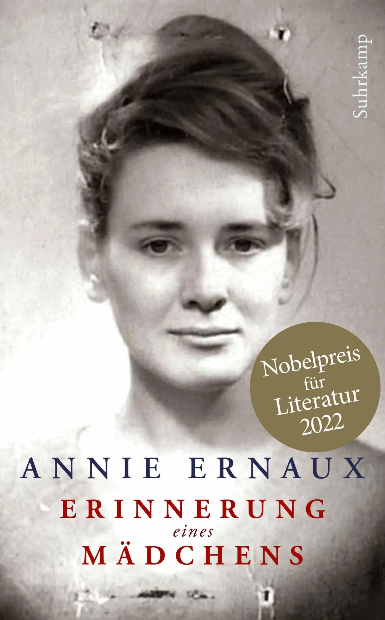 Cover: 9783518470220 | Erinnerung eines Mädchens | Nobelpreis für Literatur 2022 | Ernaux