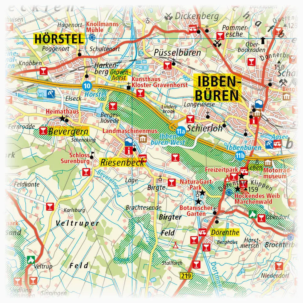 Bild: 9783747300220 | Münsterland 1:150 000 | (Land-)Karte | Erlebnisführer | Deutsch | 2019
