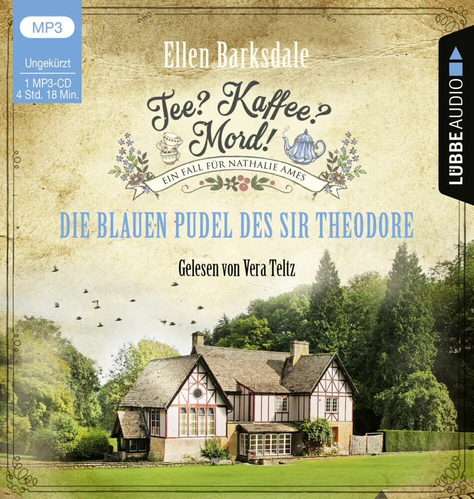 Cover: 9783785780220 | Tee? Kaffee? Mord! - Die blauen Pudel des Sir Theodore, 1 Audio-CD,...