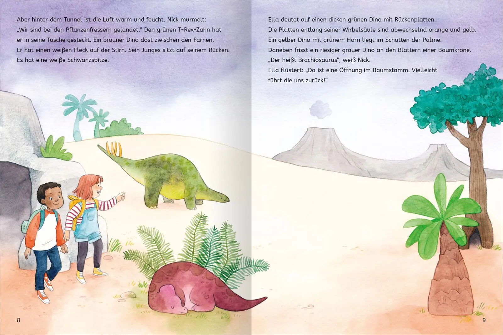Bild: 9783845860220 | Mit Stickern Lesen lernen - Abenteuer im Dino-Park | Annette Moser