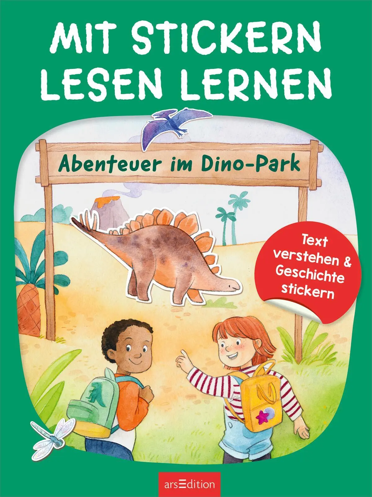 Bild: 9783845860220 | Mit Stickern Lesen lernen - Abenteuer im Dino-Park | Annette Moser