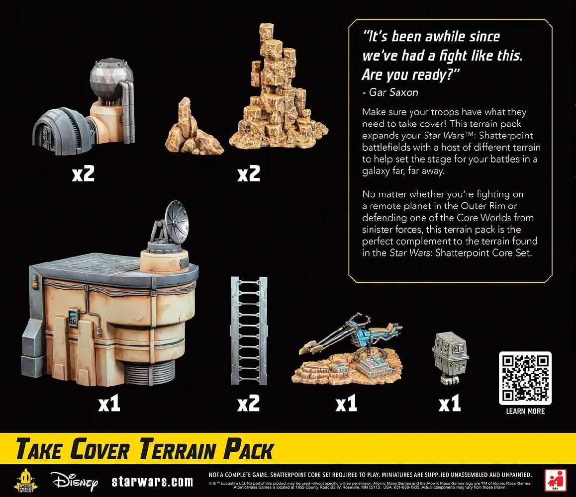 Bild: 841333120320 | Star Wars Shatterpoint: - Take Cover Terrain Pack | Will Shick | Spiel