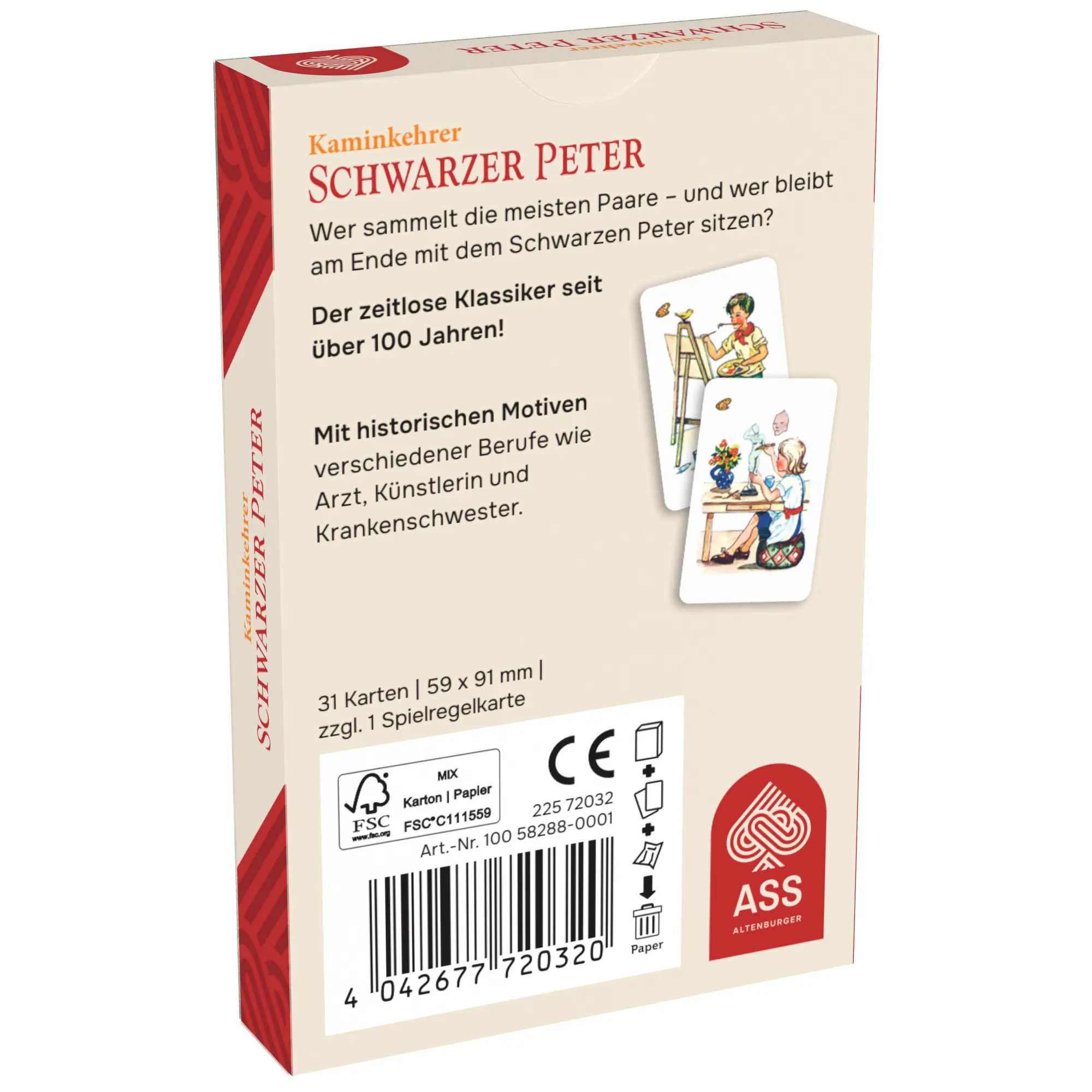 Bild: 4042677720320 | Schwarzer Peter - Kaminkehrer NEU | Spielkartenfabrik Altenburg GmbH