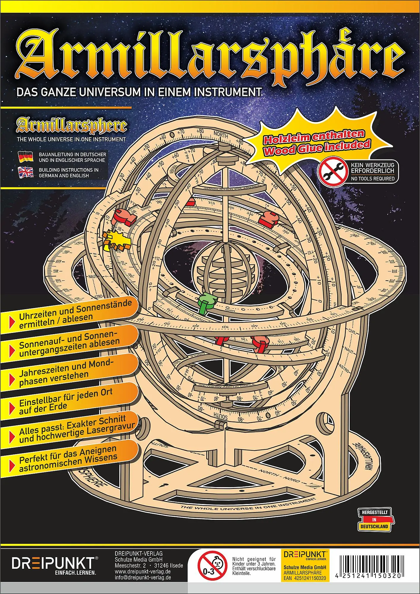 Cover: 4251241150320 | Bausatz Armillarsphäre | Schulze Media GmbH | Deutsch | 2019