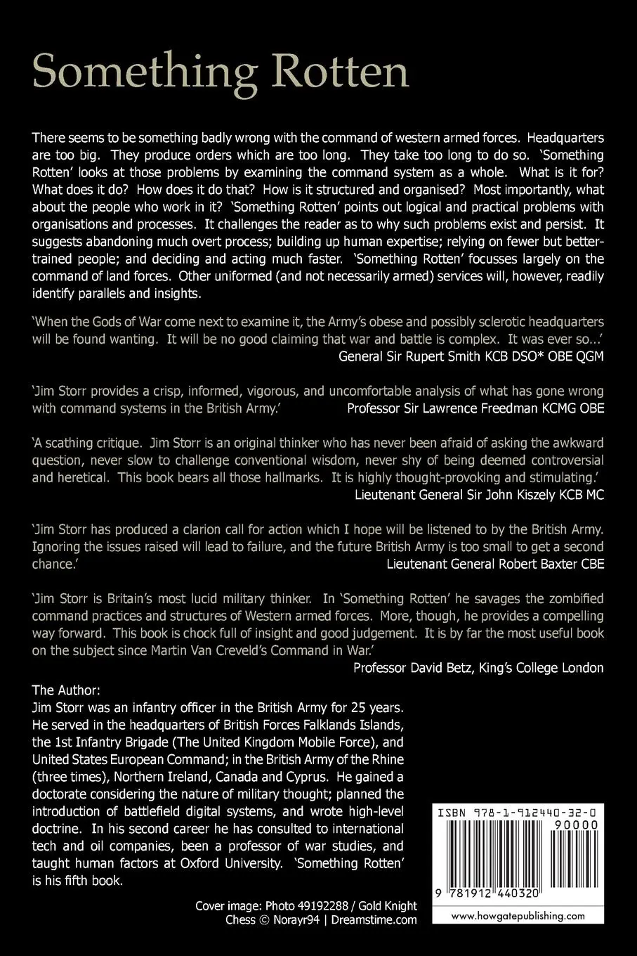 Rückseite: 9781912440320 | Something Rotten | Land Command in the 21st Century | Jim Storr | Buch
