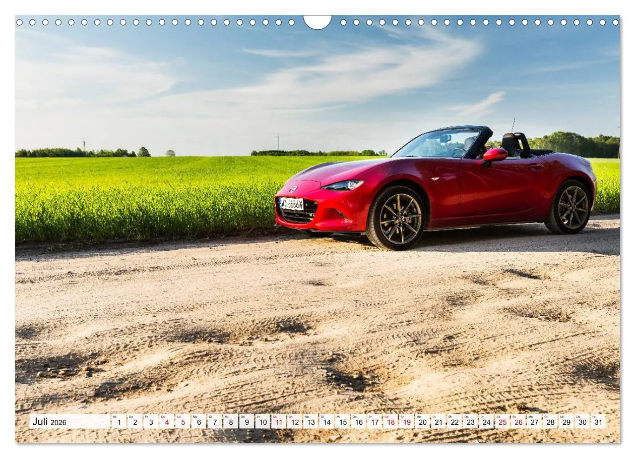 Bild: 9783457770320 | Ich liebe Miata (Wandkalender 2026 DIN A3 quer), CALVENDO...