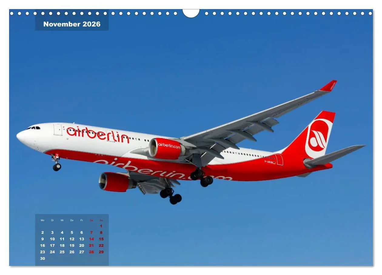 Bild: 9783457840320 | In Memoriam Air Berlin (Wandkalender 2026 DIN A3 quer), CALVENDO...