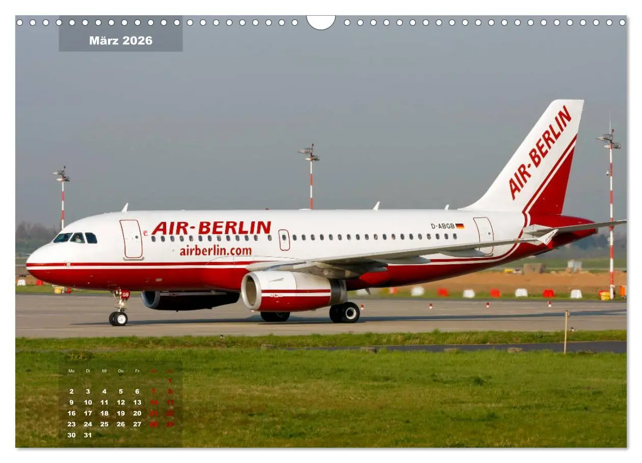 Bild: 9783457840320 | In Memoriam Air Berlin (Wandkalender 2026 DIN A3 quer), CALVENDO...