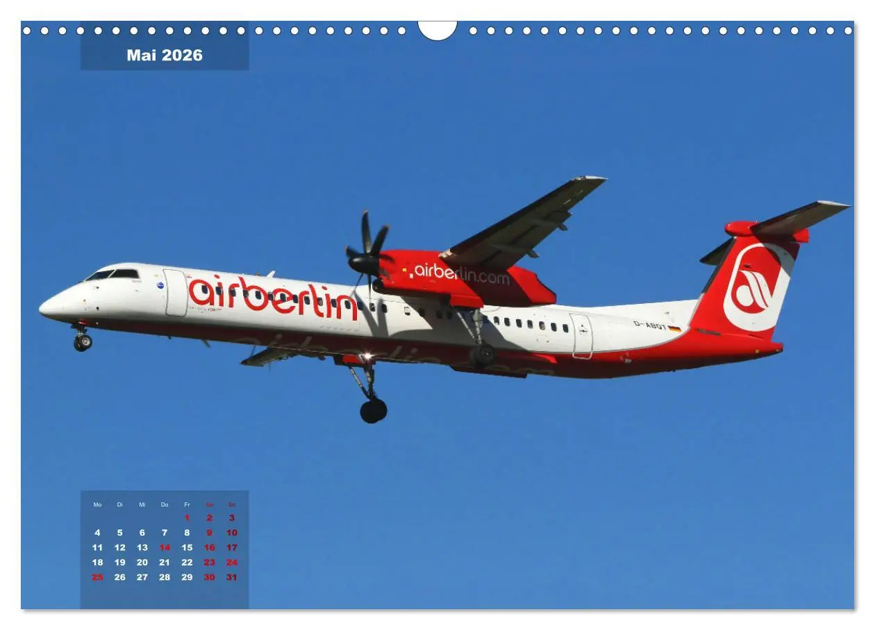 Bild: 9783457840320 | In Memoriam Air Berlin (Wandkalender 2026 DIN A3 quer), CALVENDO...