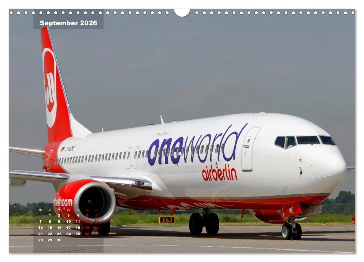 Bild: 9783457840320 | In Memoriam Air Berlin (Wandkalender 2026 DIN A3 quer), CALVENDO...