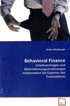 Cover: 9783639170320 | Behavioral Finance | Stefan Altenburger | Taschenbuch | Deutsch