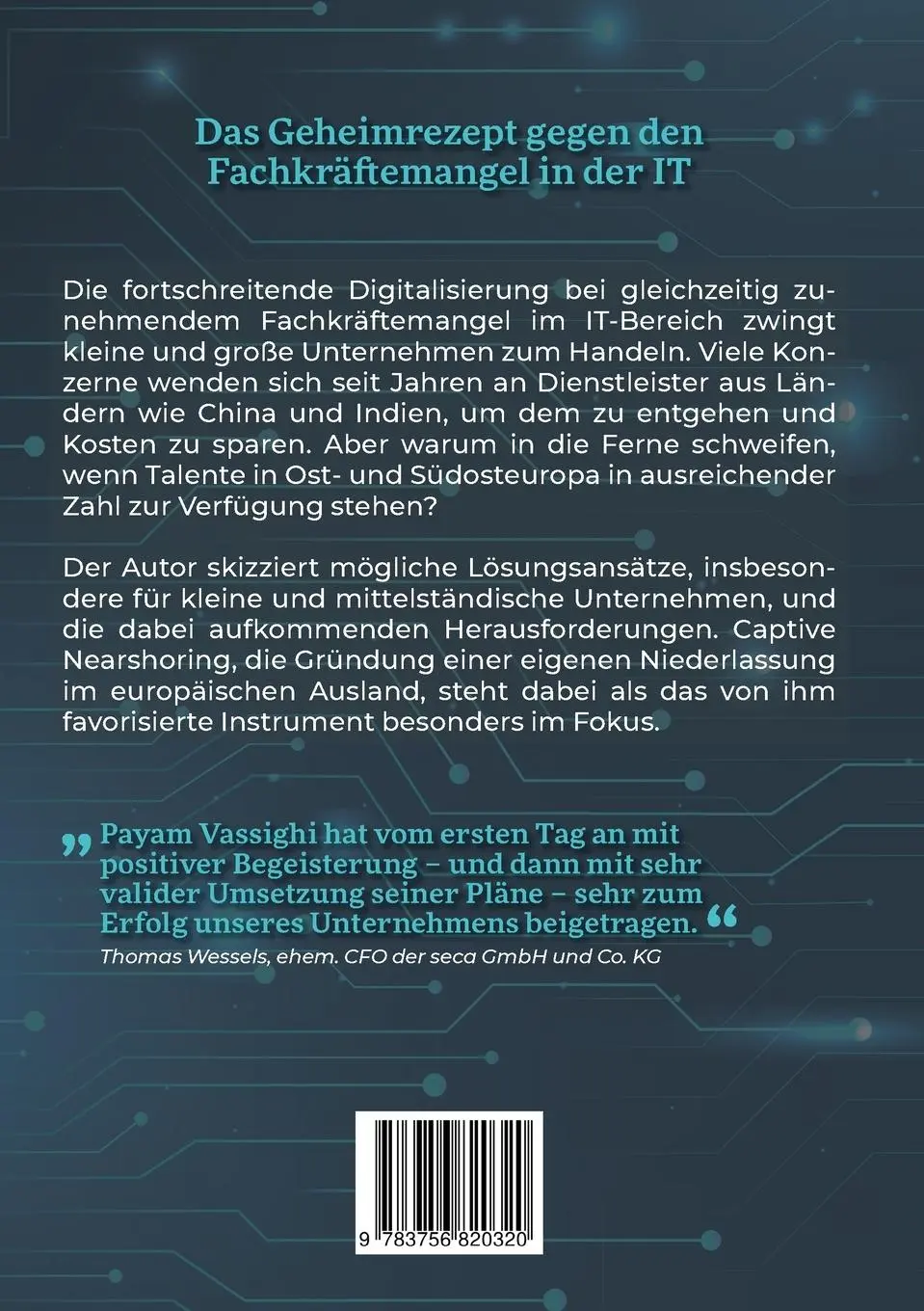 Rückseite: 9783756820320 | Captive Nearshoring für den Mittelstand | Payam Vassighi | Taschenbuch