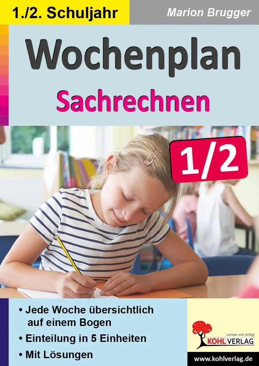 Cover: 9783988410320 | Wochenplan Sachrechnen / Klasse 1-2 | Marion Brugger | Taschenbuch