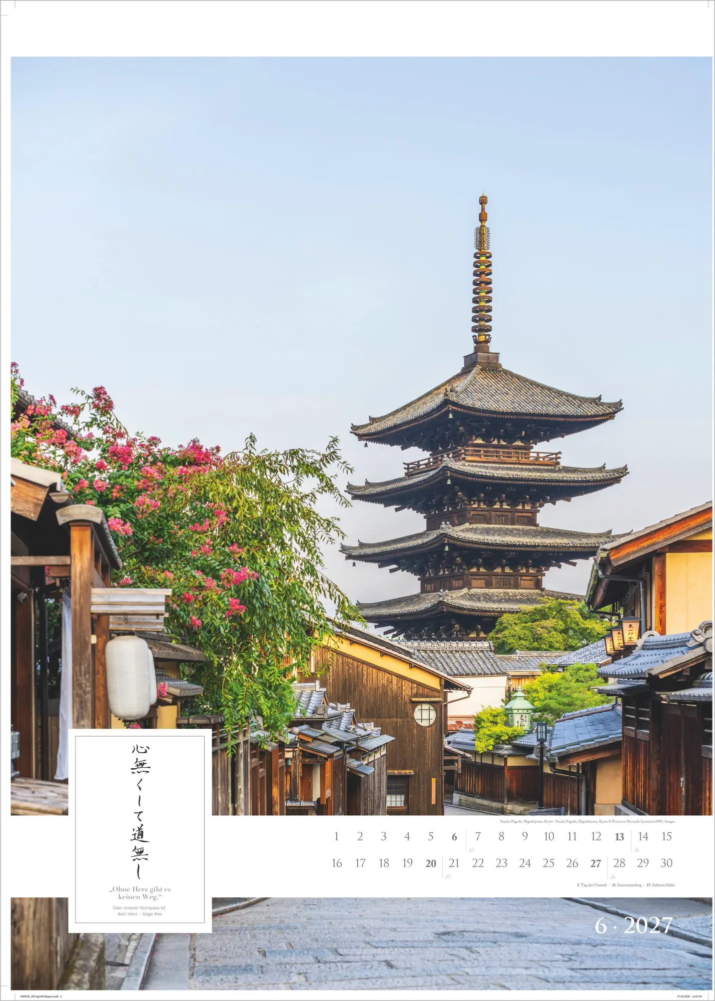Bild: 4069095010420 | Spirit of Japan 2027 | Neumann Verlage GmbH &amp; Co KG | Kalender | 14 S.