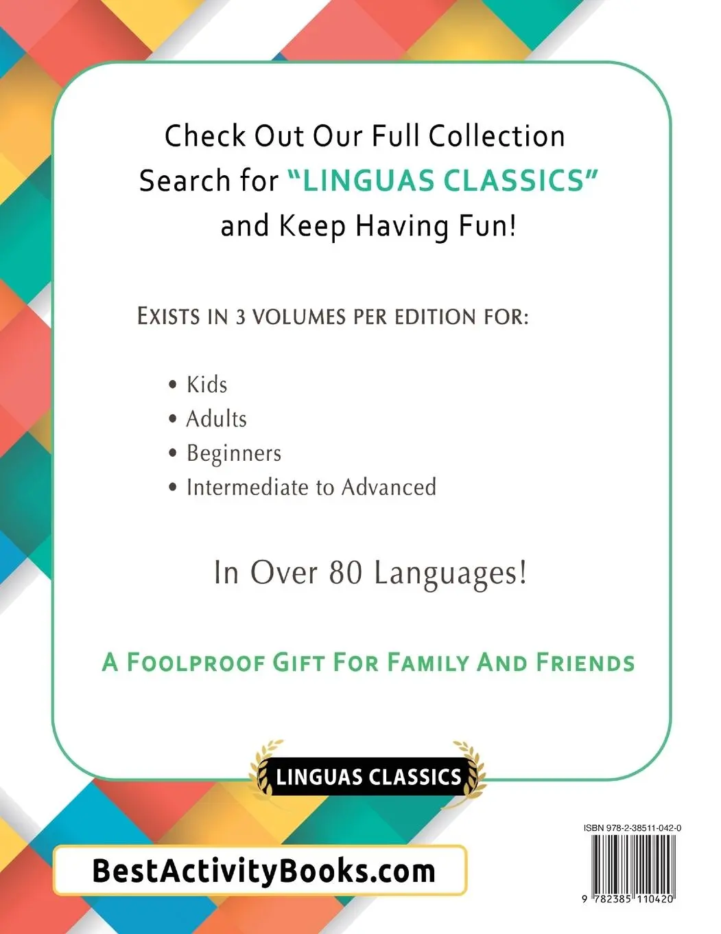 Rückseite: 9782385110420 | LEARN FINNISH WHILE HAVING FUN! - FOR ADULTS | Linguas Classics | Buch