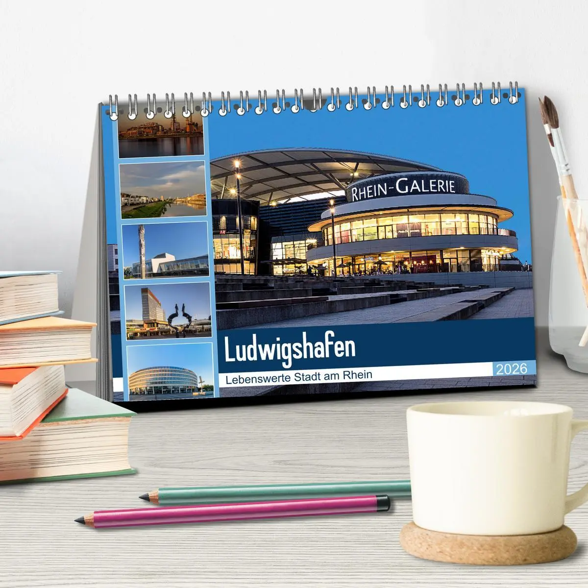 Bild: 9783457900420 | Ludwigshafen - Lebenswerte Stadt am Rhein (Tischkalender 2026 DIN...