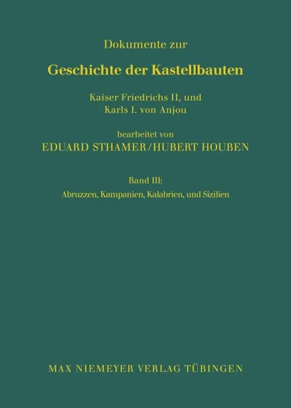 Cover: 9783484700420 | Abruzzen, Kampanien, Kalabrien und Sizilien | Hubert Houben (u. a.)