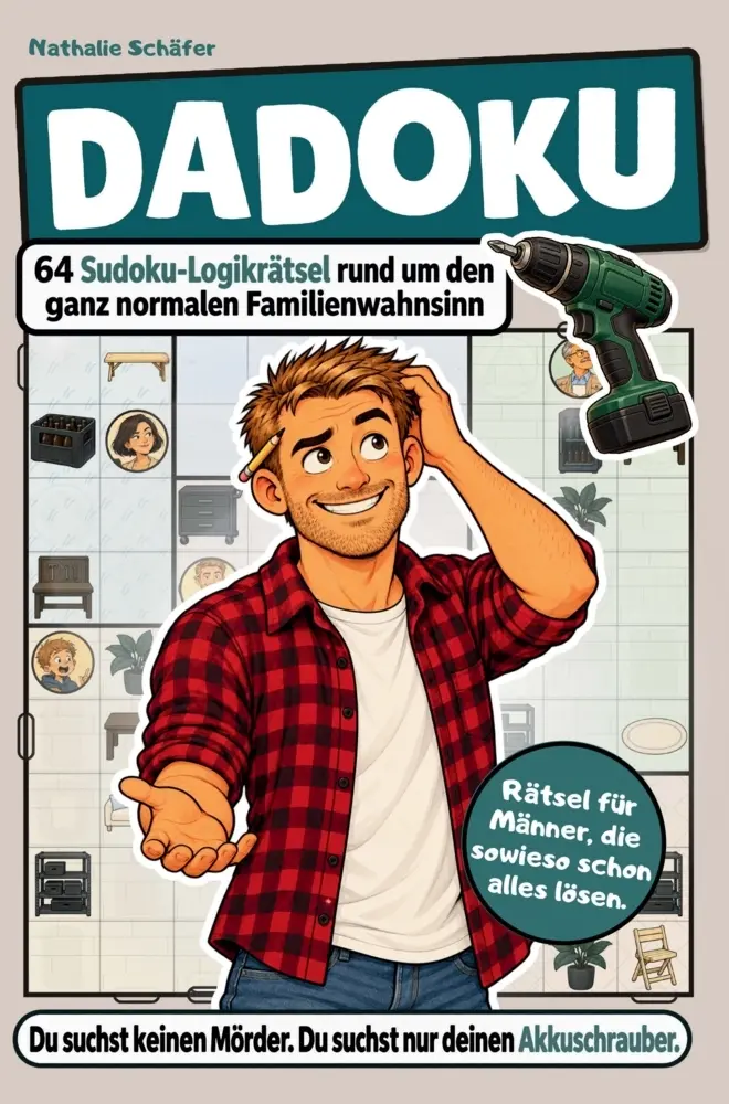 Cover: 9783693830420 | Dadoku - 64 Krimi-Sudoku für Papas mit True Crime Fällen aus dem...