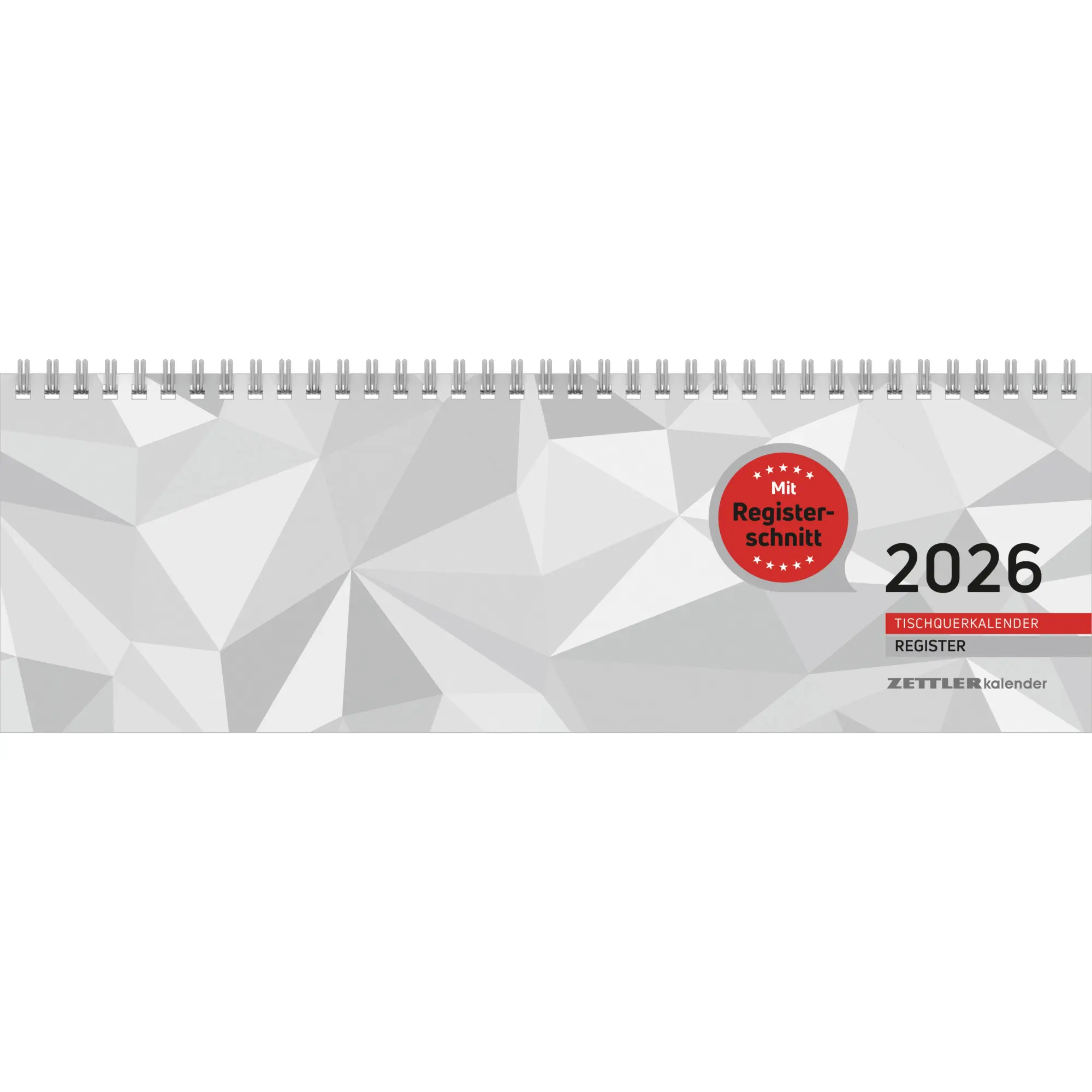 Cover: 4069095000520 | Tischquerkalender Register 2025 - 32x10,5 cm - 1 Woche auf 2 Seiten...