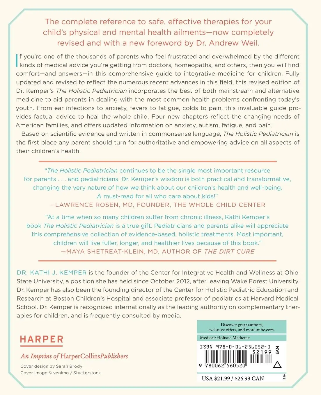 Rückseite: 9780062560520 | Holistic Pediatrician, Twentieth Anniversary Revised Edition, The