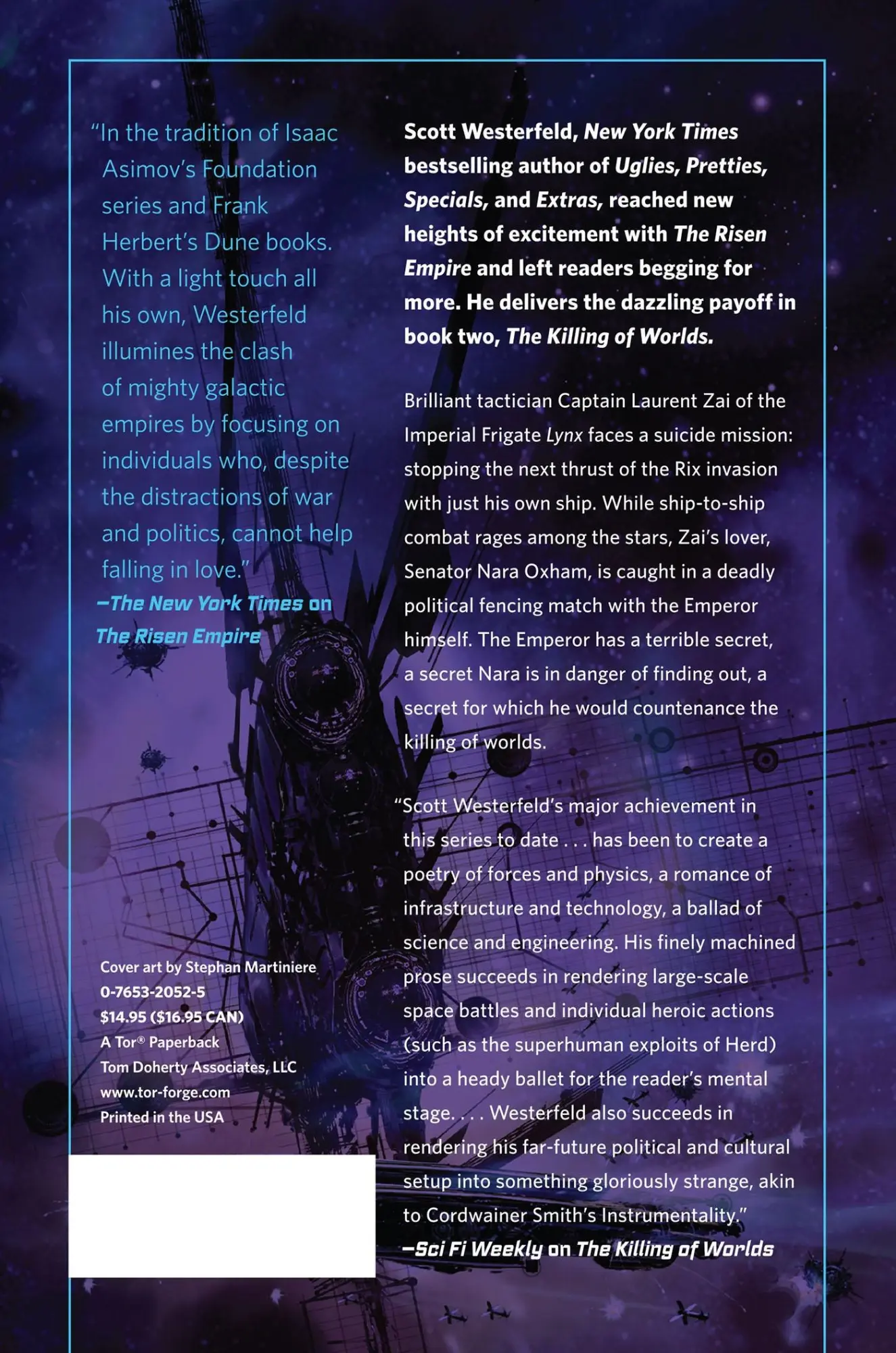Rückseite: 9780765320520 | The Killing of Worlds | Scott Westerfeld | Taschenbuch | Englisch