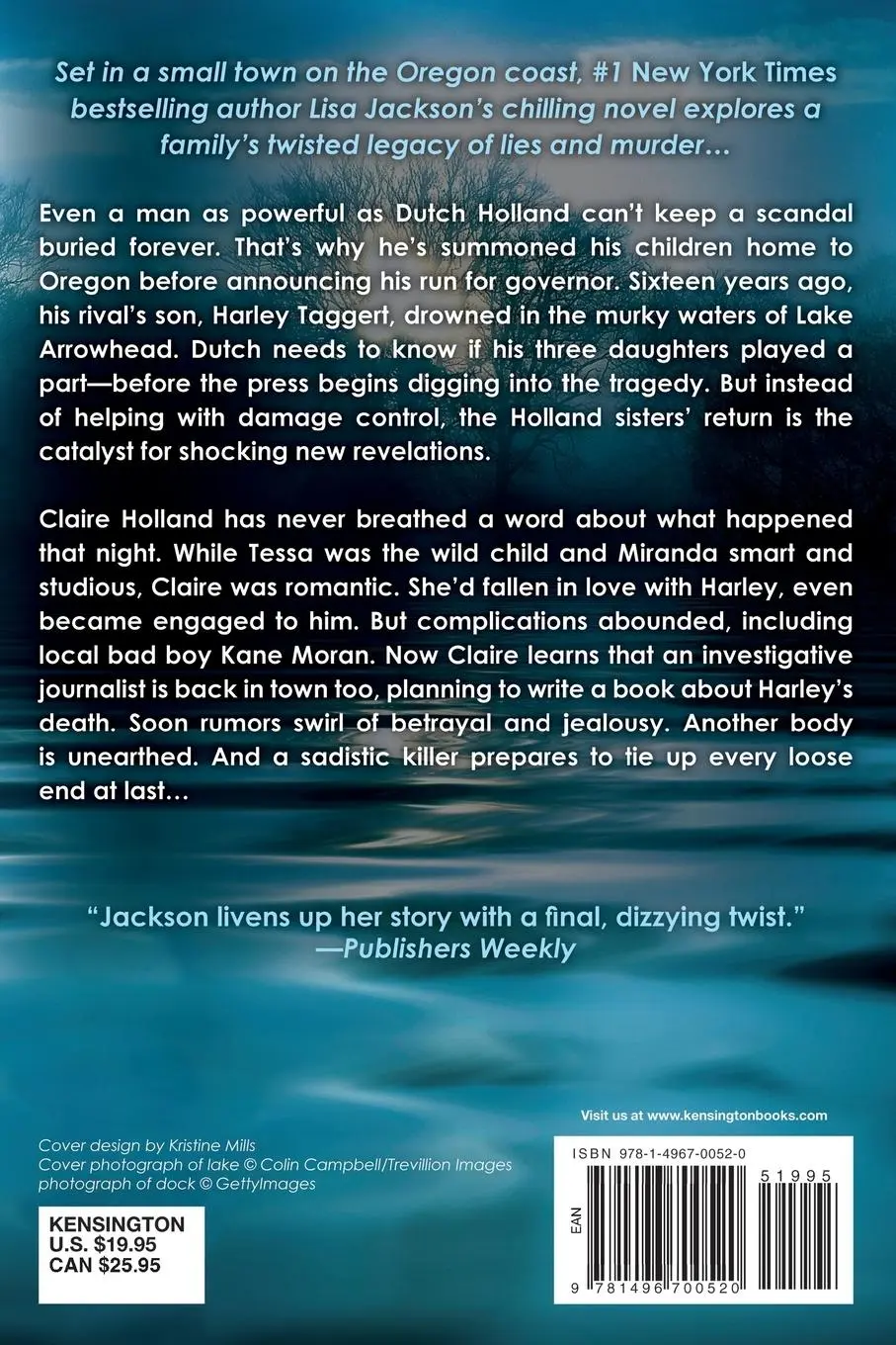 Rückseite: 9781496700520 | Whispers | Lisa Jackson | Taschenbuch | Englisch | 2015 | KENSINGTON