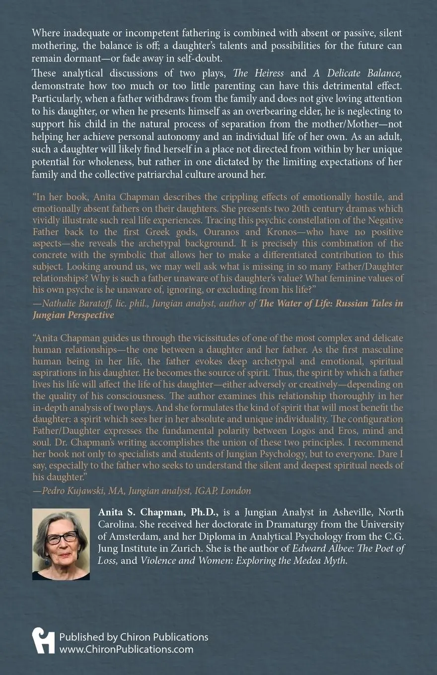 Rückseite: 9781685030520 | In Search of the Father | Two Plays | Anita S. Chapman | Taschenbuch