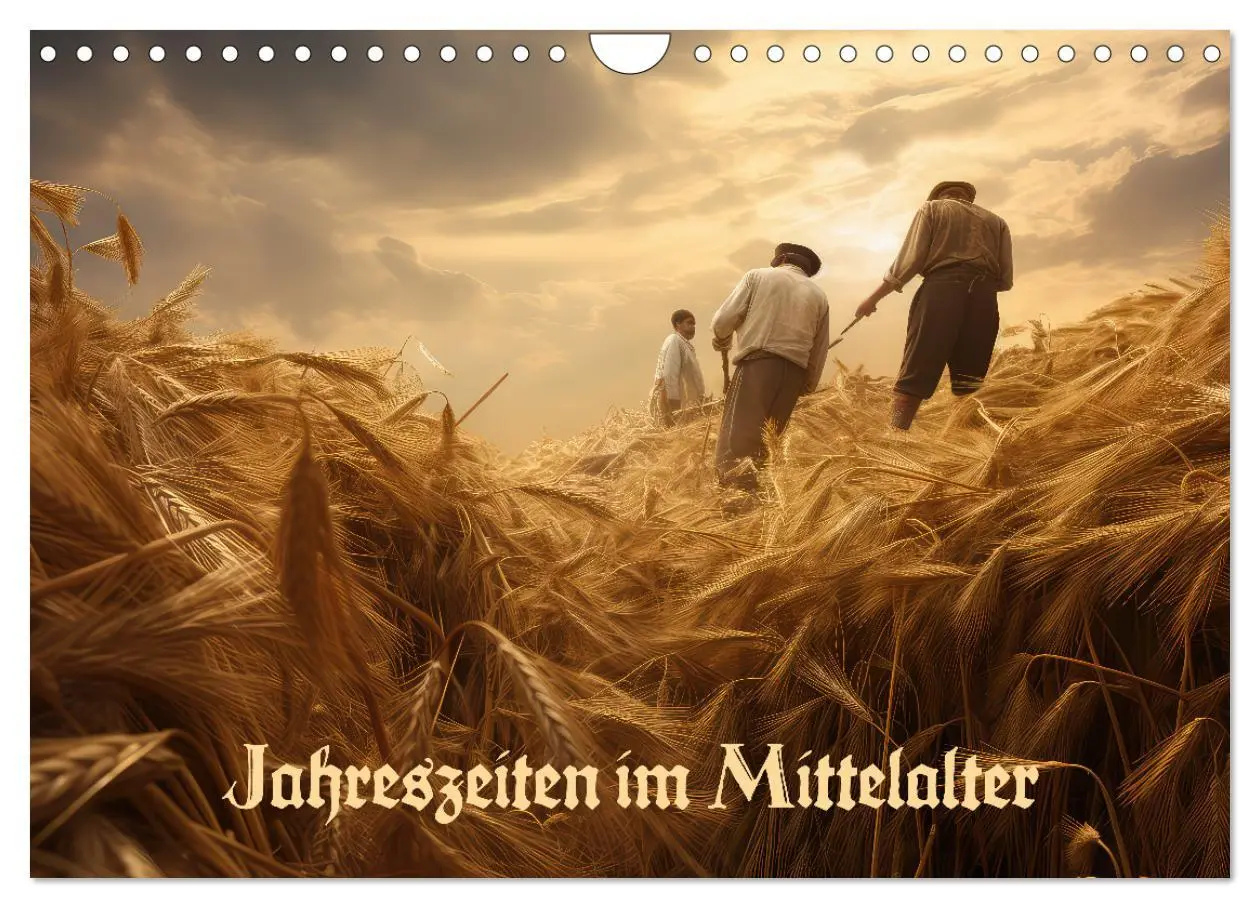 Cover: 9783457370520 | Jahreszeiten im Mittelalter (Wandkalender 2026 DIN A4 quer),...