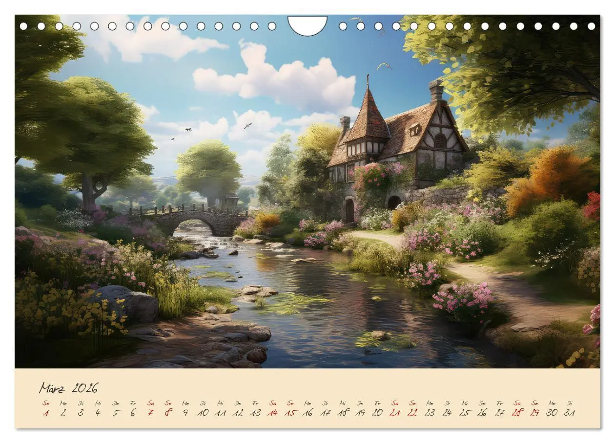 Bild: 9783457370520 | Jahreszeiten im Mittelalter (Wandkalender 2026 DIN A4 quer),...