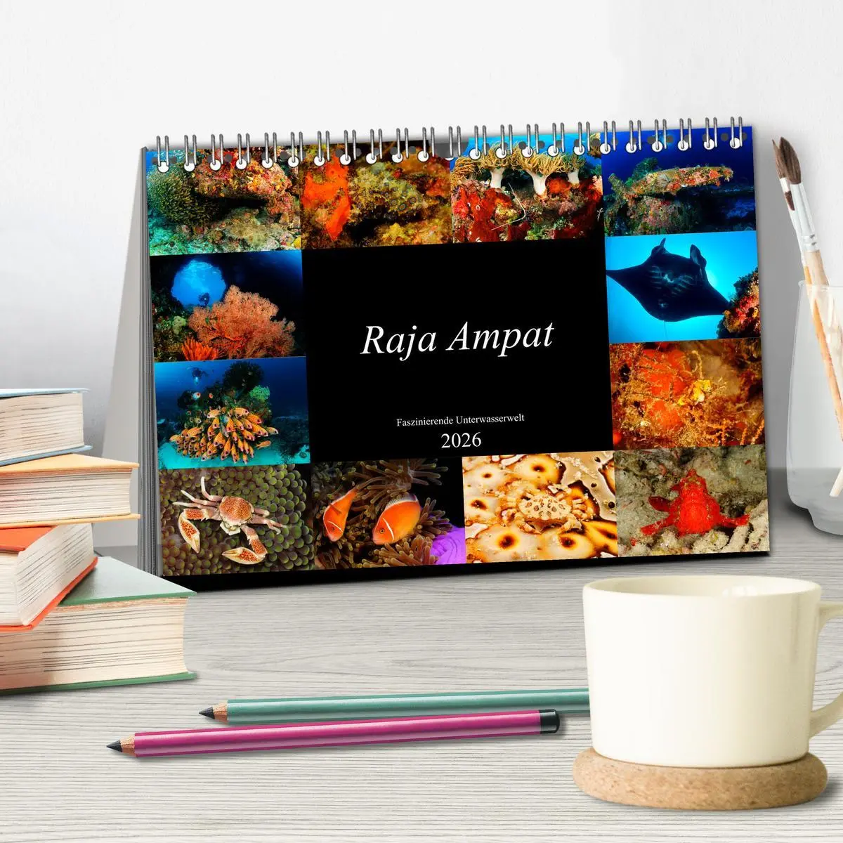 Bild: 9783457750520 | Raja Ampat - Faszinierende Unterwasserwelt (Tischkalender 2026 DIN...