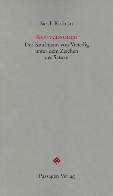 Cover: 9783709200520 | Konversionen | Sarah Kofman | Taschenbuch | 80 S. | Deutsch | 2012