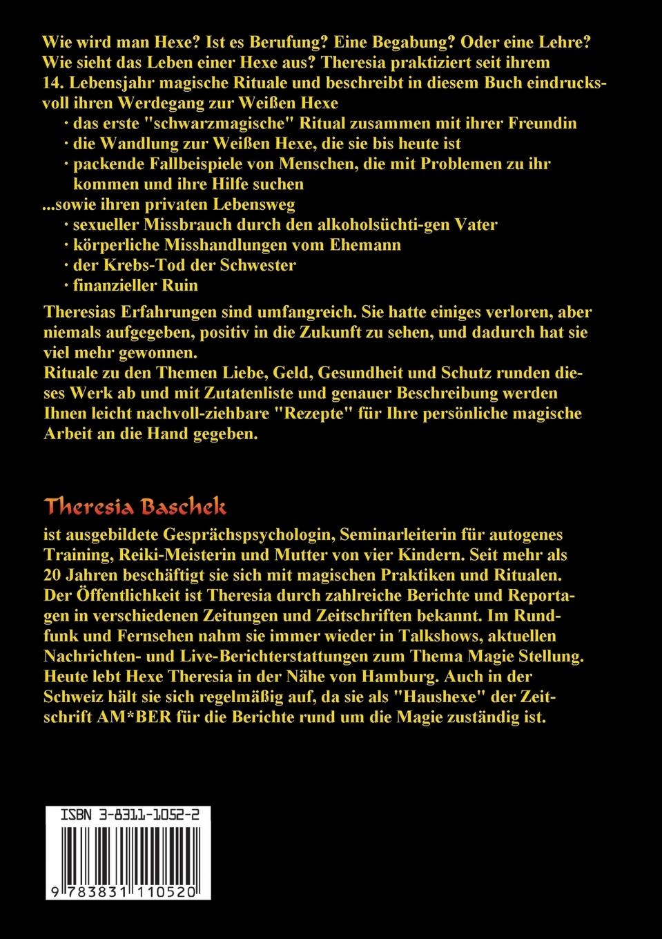 Rückseite: 9783831110520 | Mein Leben als Hexe | Theresia Baschek | Taschenbuch | 148 S. | 2001