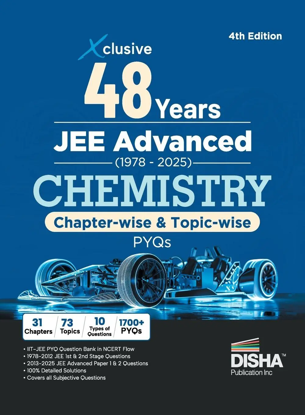 Cover: 9789362250520 | Disha Xclusive 48 Years JEE Advanced (1978 - 2025) CHEMISTRY...