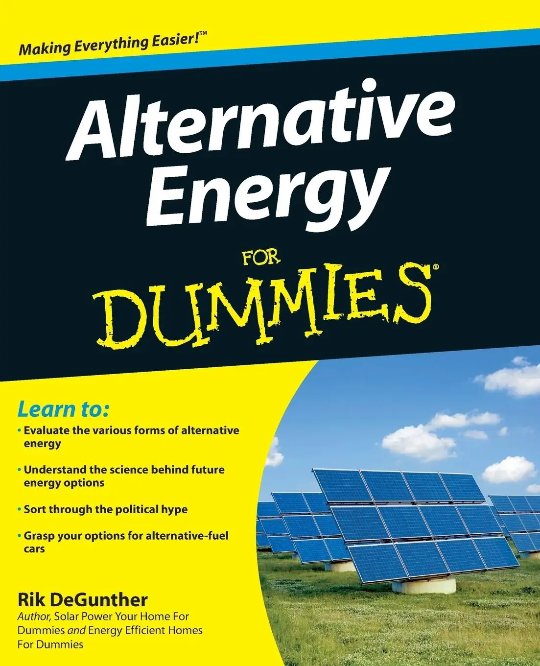 Cover: 9780470430620 | Alternative Energy for Dummies | Rik Degunther | Taschenbuch | 384 S.