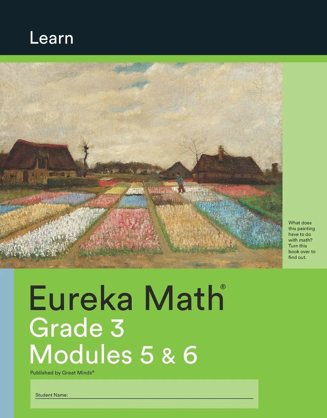 Cover: 9781640540620 | Eureka Math Grade 3 Learn Workbook #3 (Modules 5-6) | Great Minds