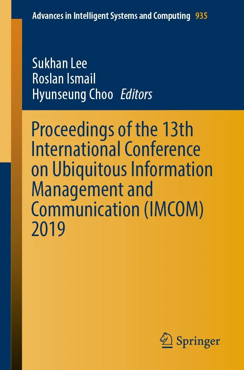 Cover: 9783030190620 | Proceedings of the 13th International Conference on Ubiquitous...
