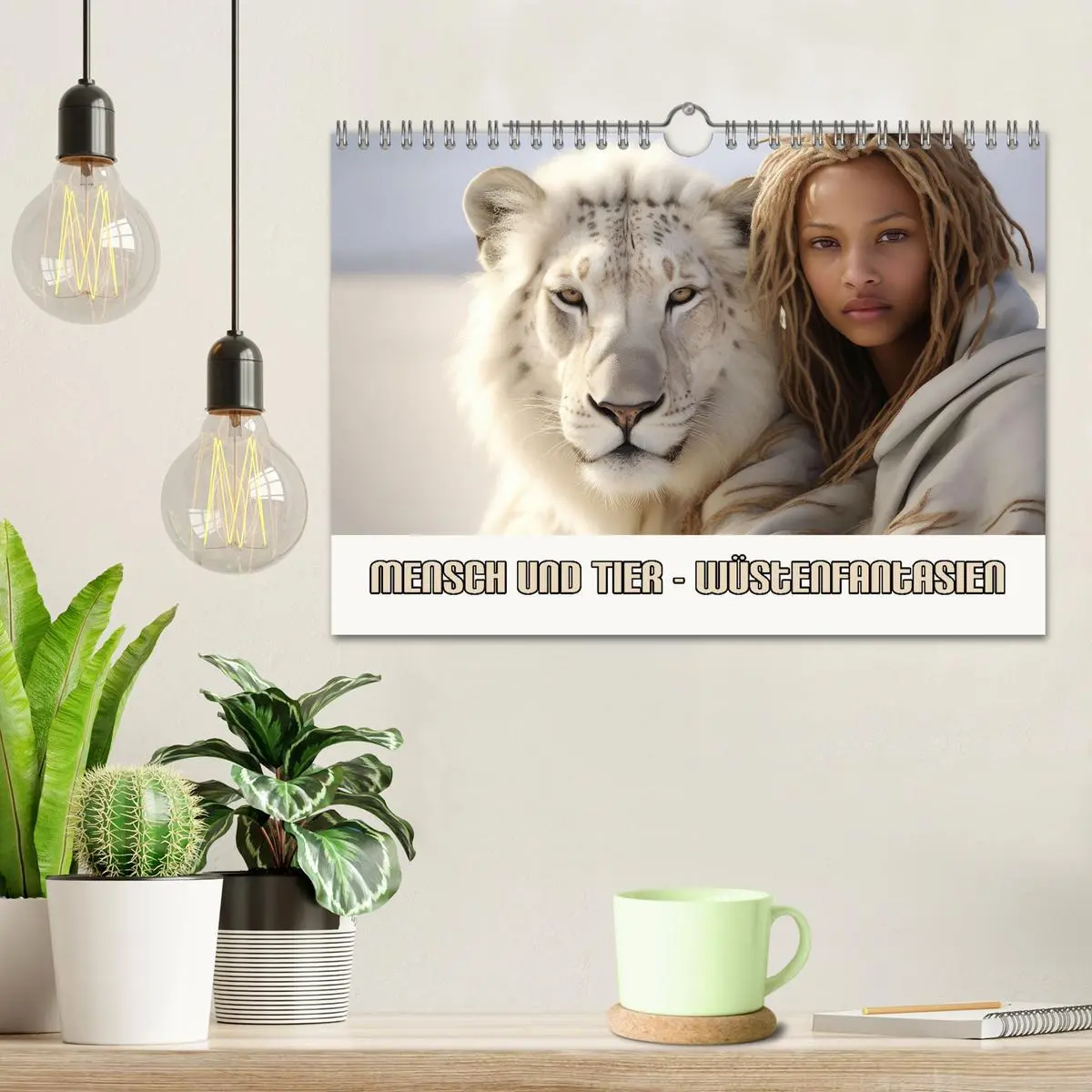 Bild: 9783457360620 | Mensch und Tier - Wüstenfantasien (Wandkalender 2026 DIN A4 quer),...