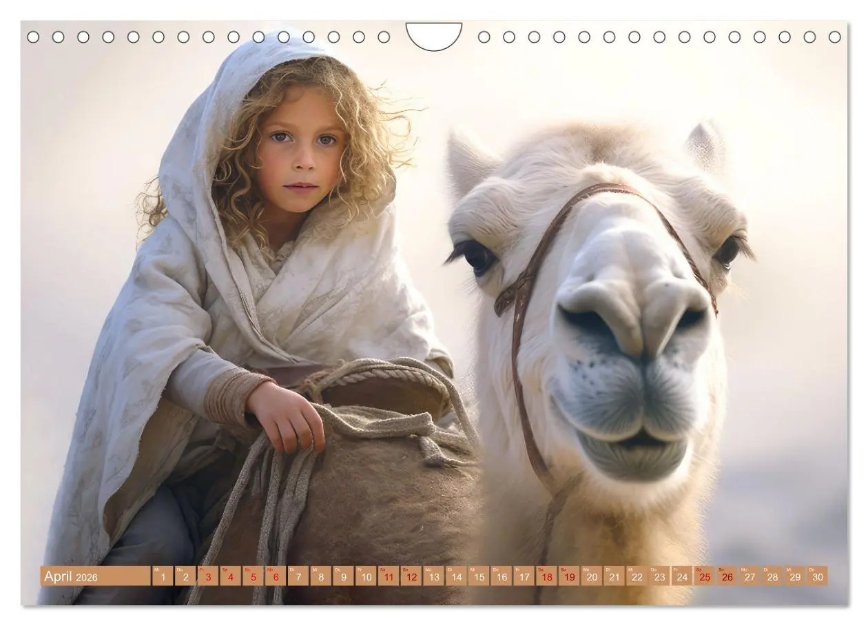 Bild: 9783457360620 | Mensch und Tier - Wüstenfantasien (Wandkalender 2026 DIN A4 quer),...