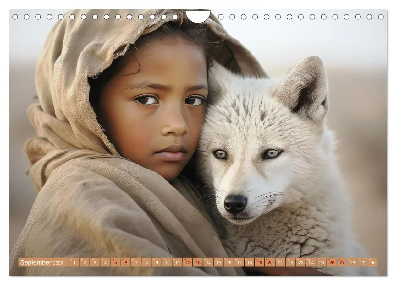 Bild: 9783457360620 | Mensch und Tier - Wüstenfantasien (Wandkalender 2026 DIN A4 quer),...