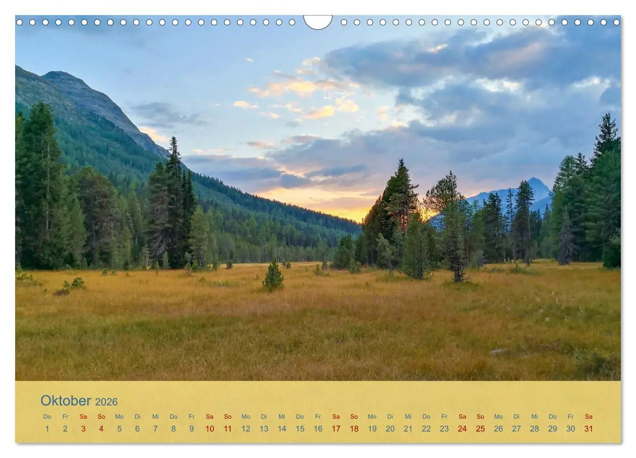 Bild: 9783457670620 | Oberengadin - Berge, Seen und Licht (Wandkalender 2026 DIN A3...