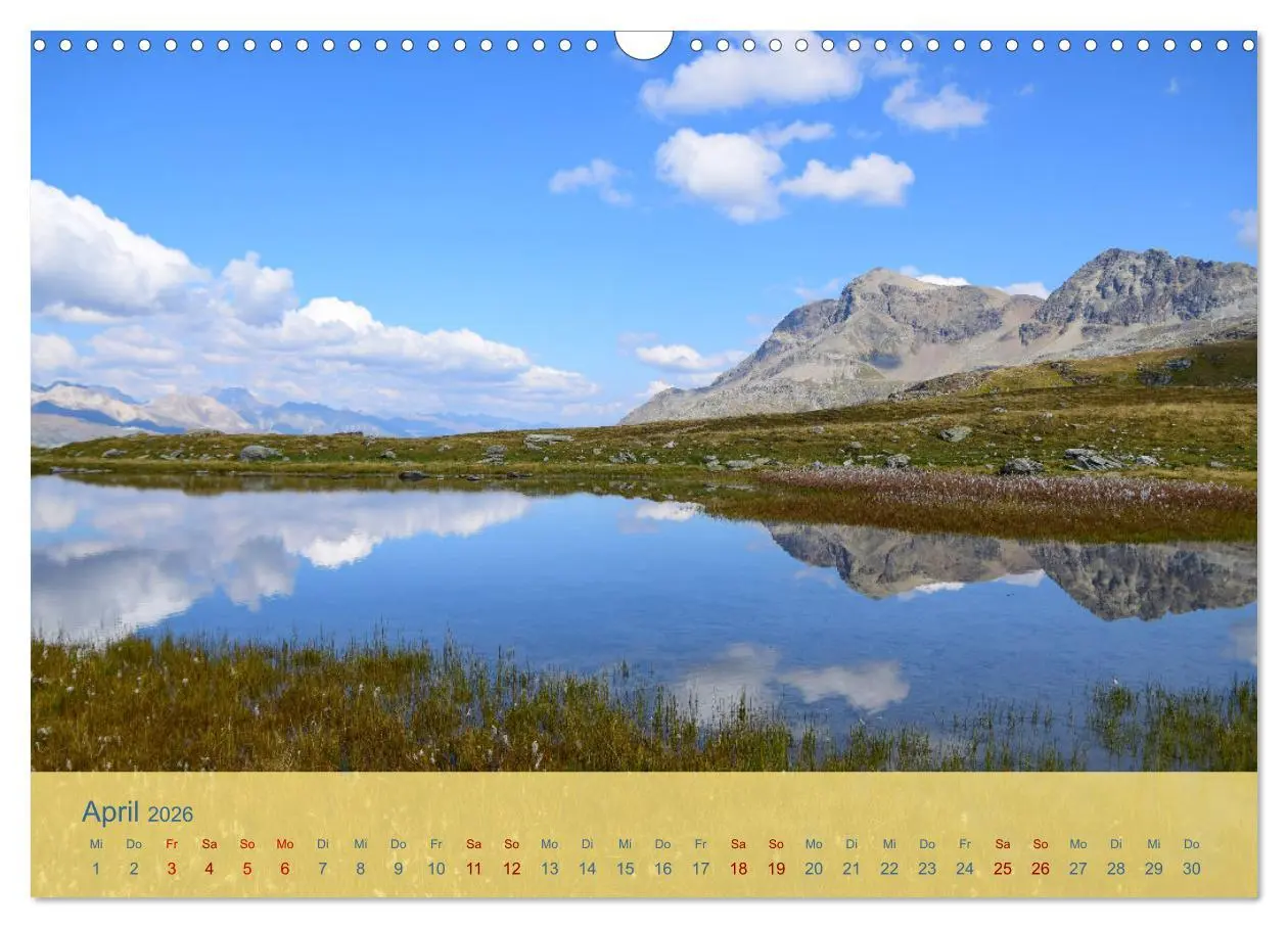 Bild: 9783457670620 | Oberengadin - Berge, Seen und Licht (Wandkalender 2026 DIN A3...