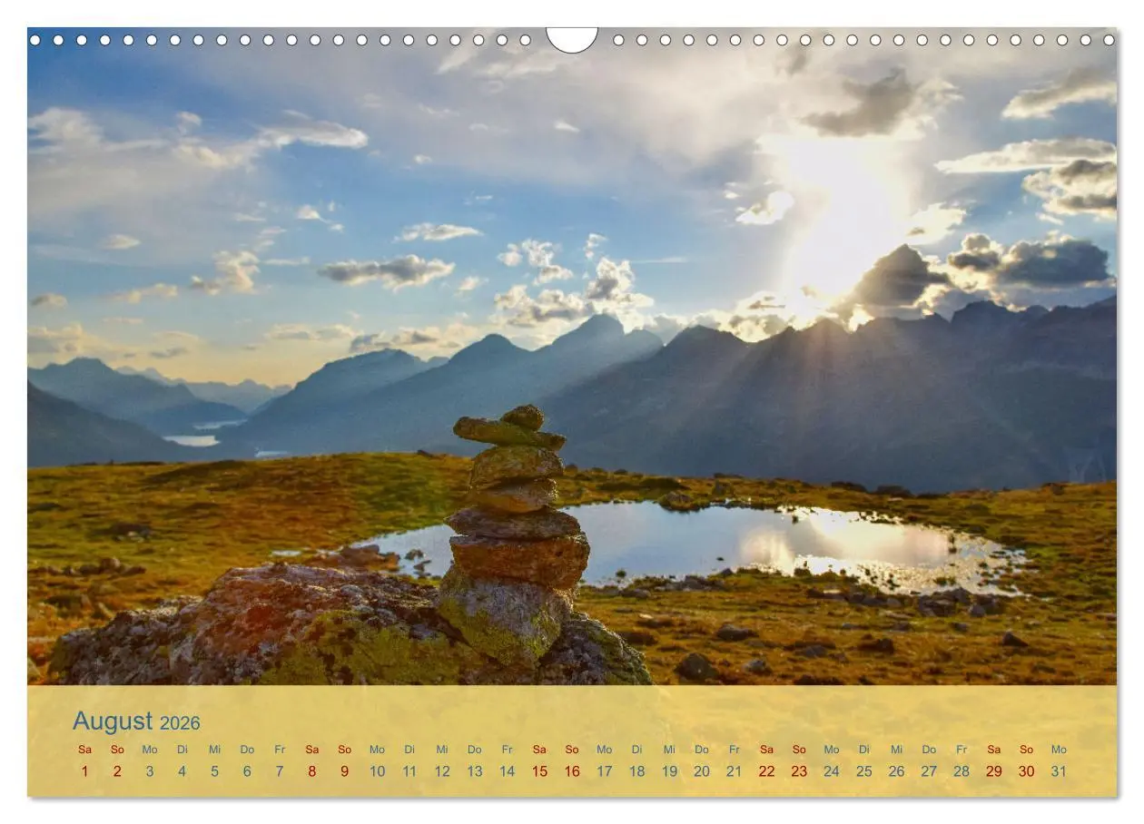 Bild: 9783457670620 | Oberengadin - Berge, Seen und Licht (Wandkalender 2026 DIN A3...