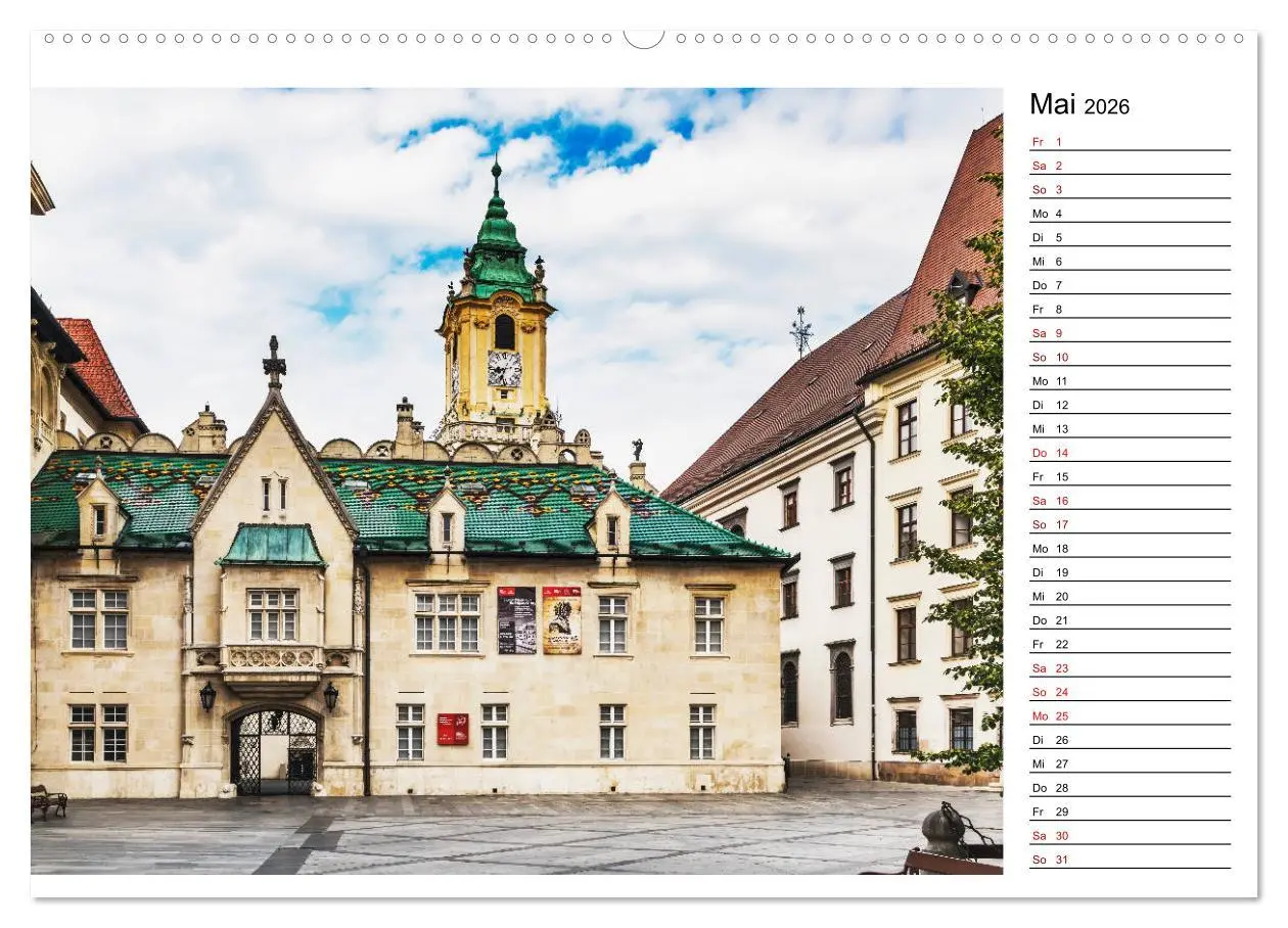 Bild: 9783457740620 | Ein Wochenende in Bratislava (hochwertiger Premium Wandkalender...