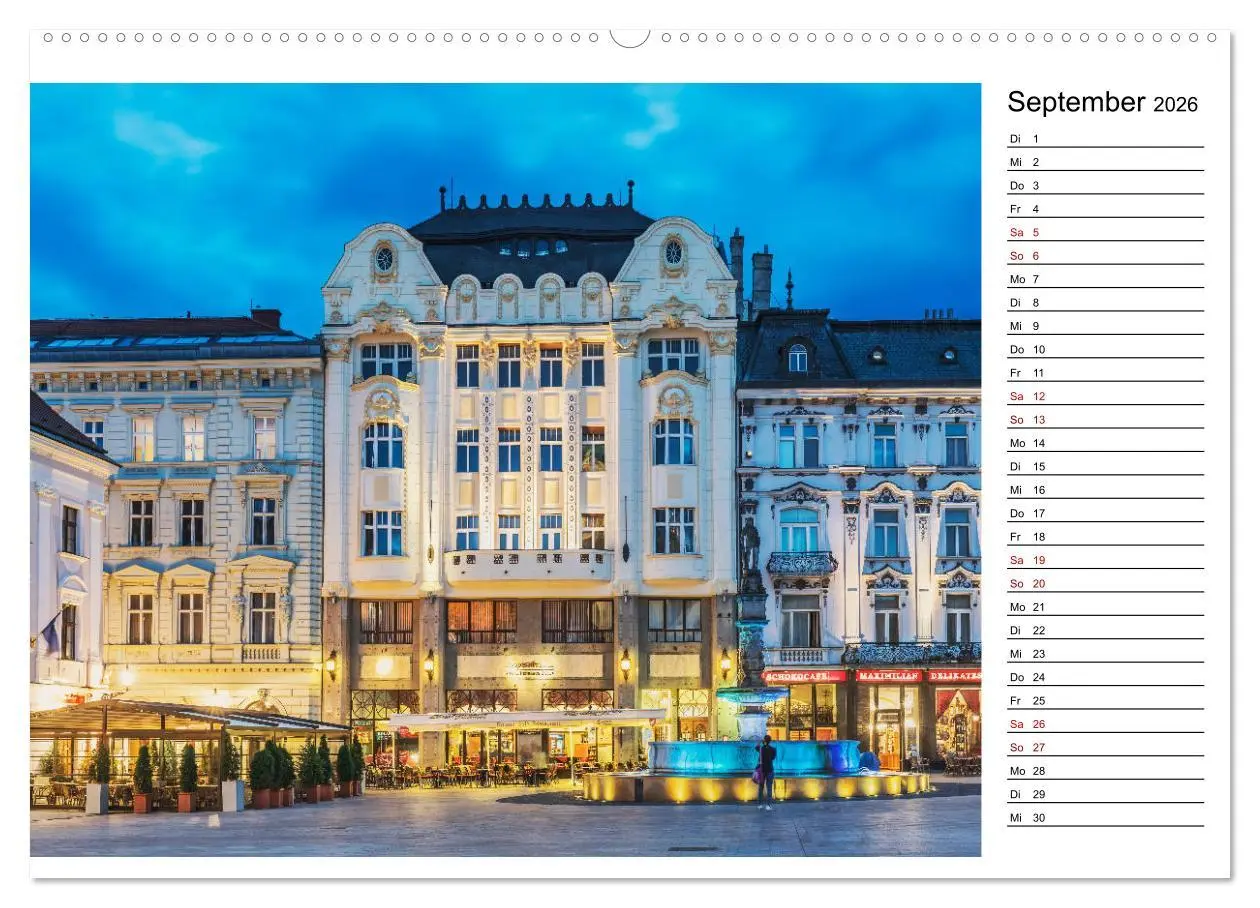 Bild: 9783457740620 | Ein Wochenende in Bratislava (hochwertiger Premium Wandkalender...